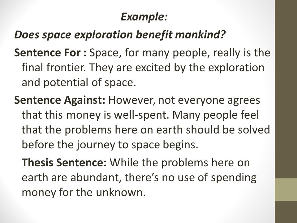 space exploration essay title